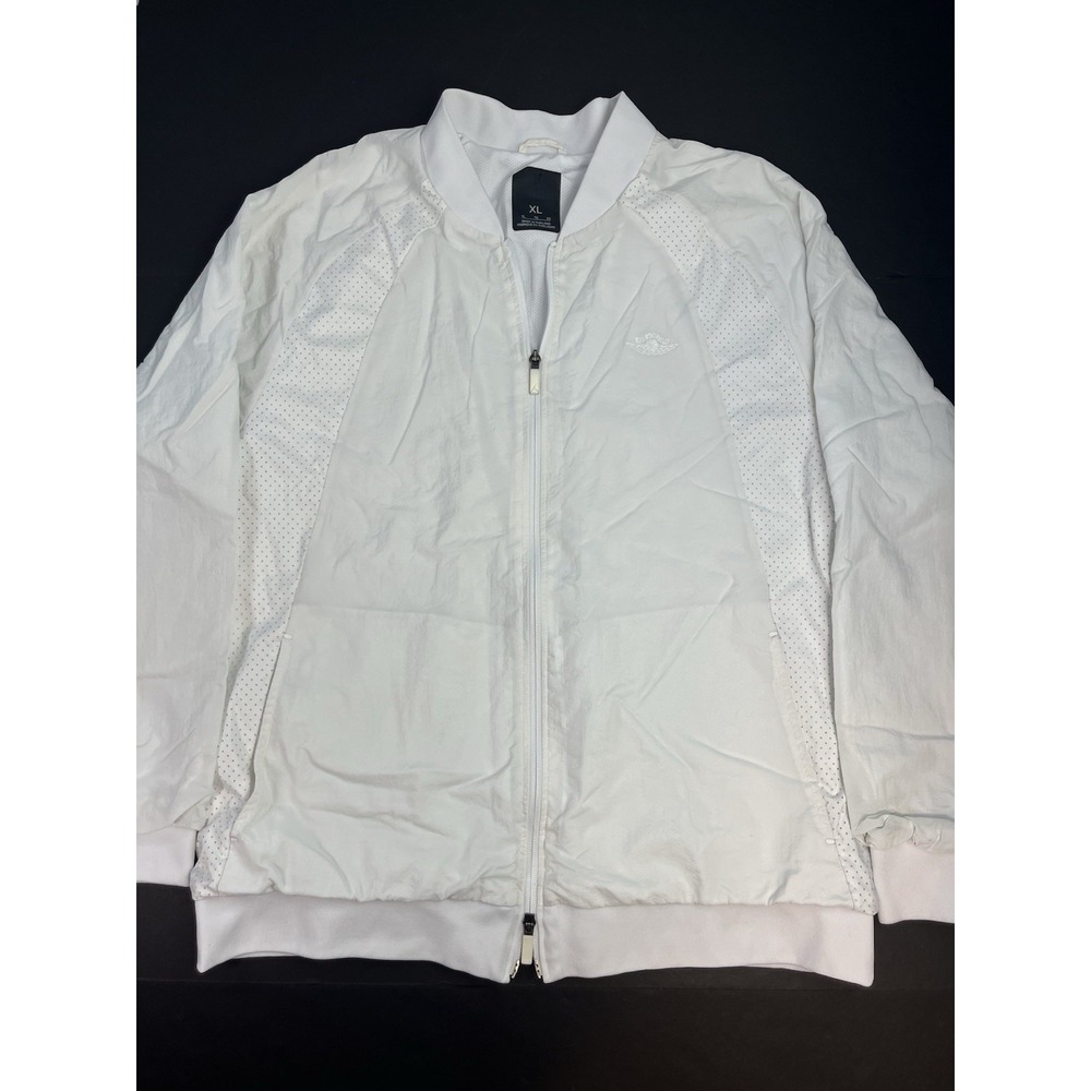 Nike Air Jordan Wings Woven Retro White Windbreaker Jacket Men's XL 843100-100
